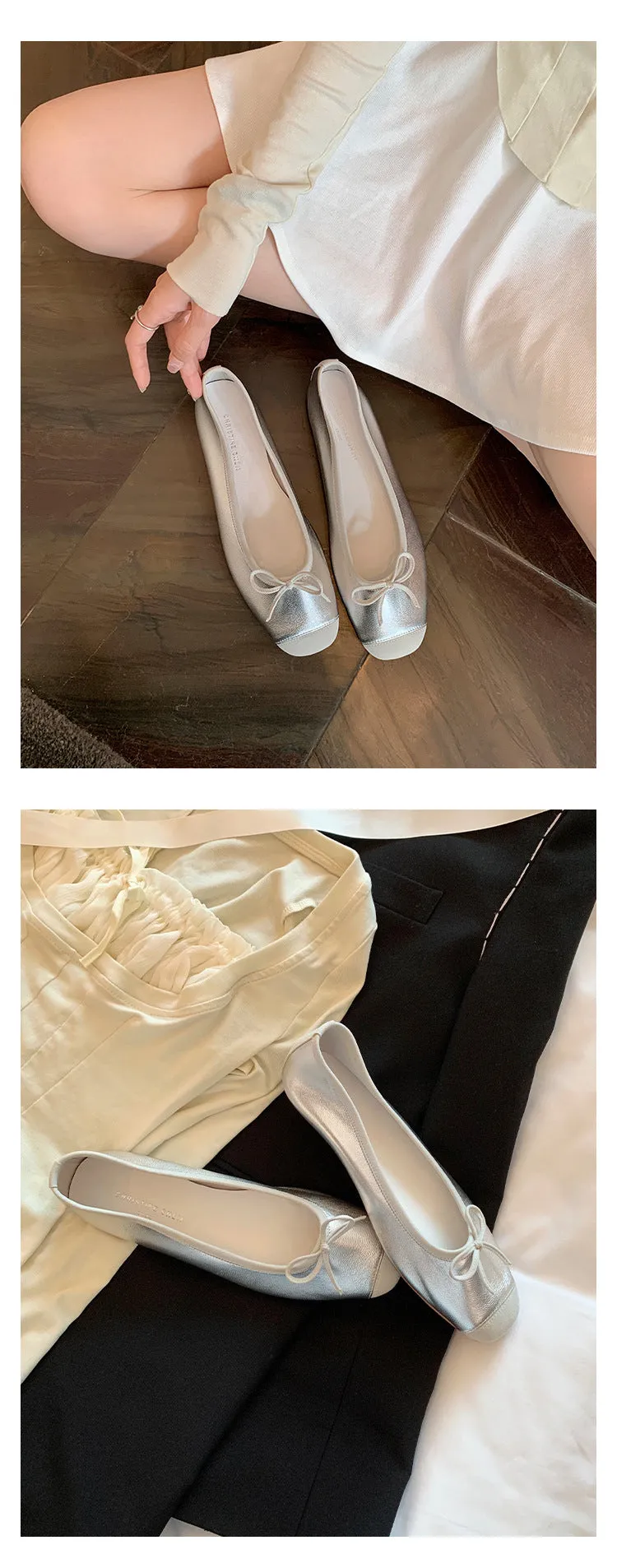 Leather Ballet Slipper (Flats and Low Heel)