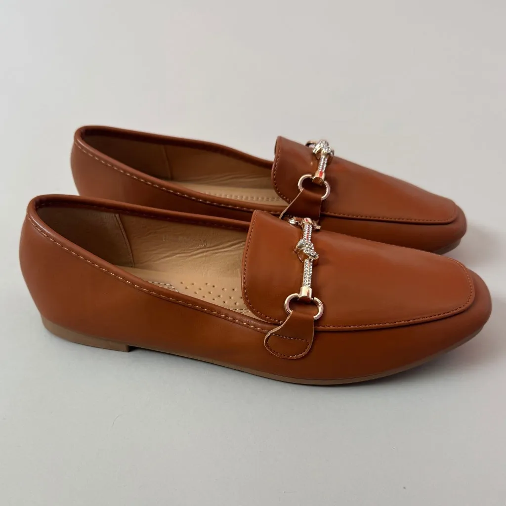 Madeline dame loafers H8-562 - Camel