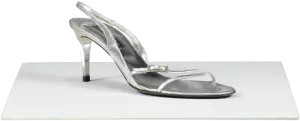 Mario Bologna Metallic Dimante Buckle Sandal UK 6 EU 39 👠
