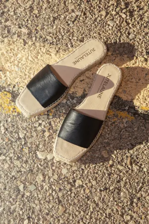 Melanie Black Flats