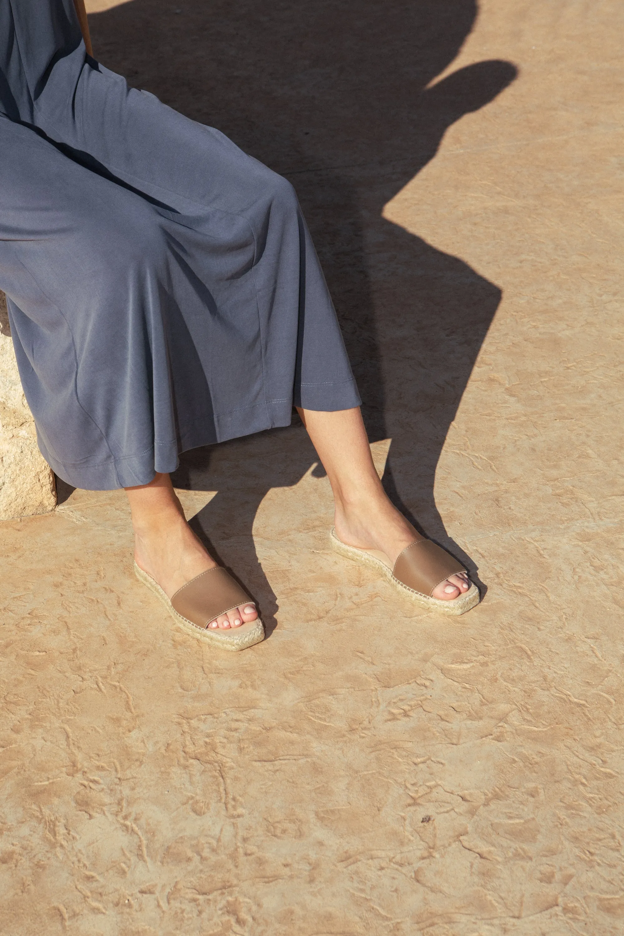 Melanie Light Brown Flats