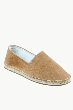 Men's Suede Tan Espadrilles