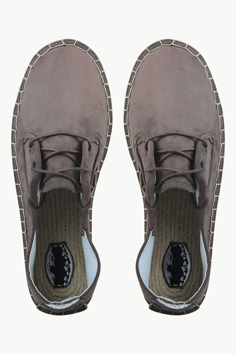 Men's Zinwaldite Suede Lace Up Espadrilles