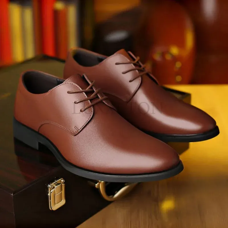 Männer atmungsaktive Lederschuhe