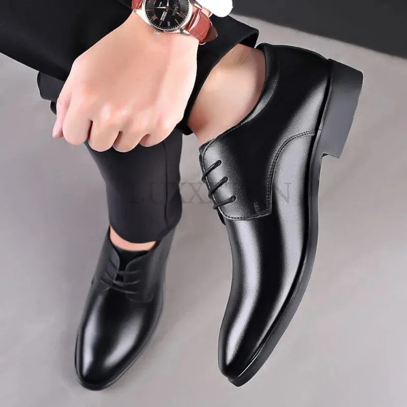 Männer atmungsaktive Lederschuhe