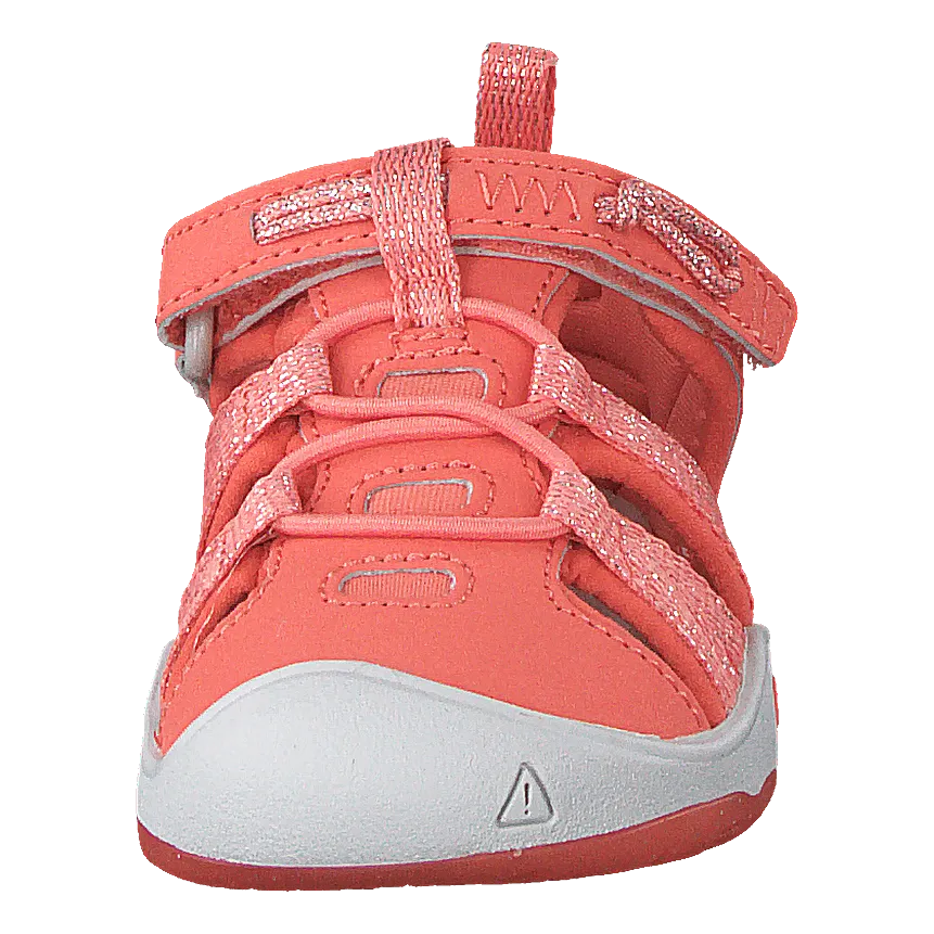Moxie Sandal Tots Coral/vapor