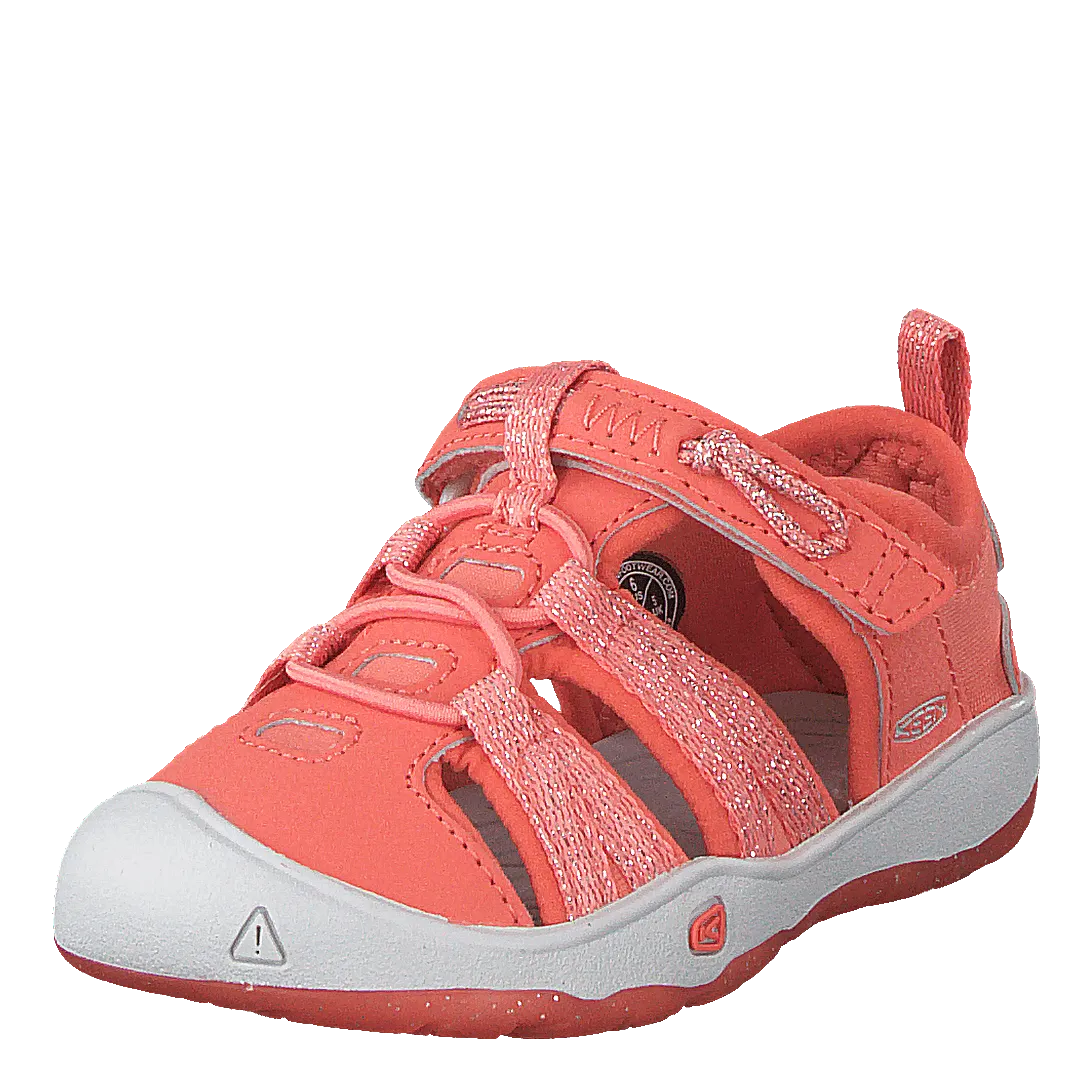 Moxie Sandal Tots Coral/vapor