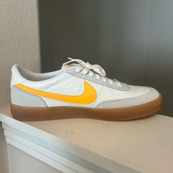Nike Killshot 2 Leather Sneakers Sail Laser Orange Gum 432997-125 Men's SZ 10.5