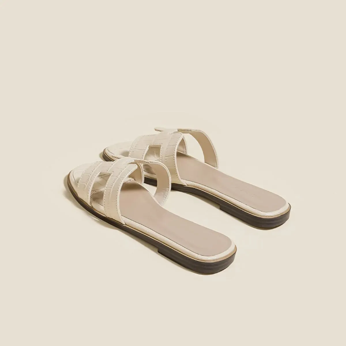 Open Toe Flats Sandals