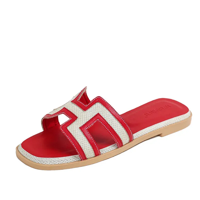 Open Toe Flats Sandals