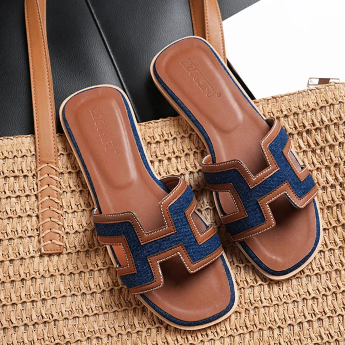 Open Toe Flats Sandals