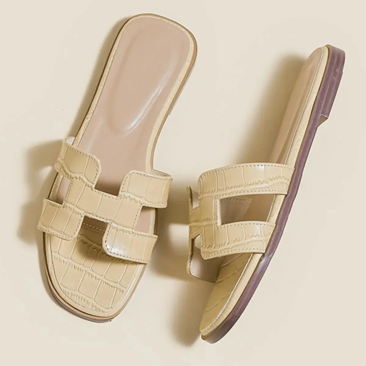 Open Toe Flats Sandals