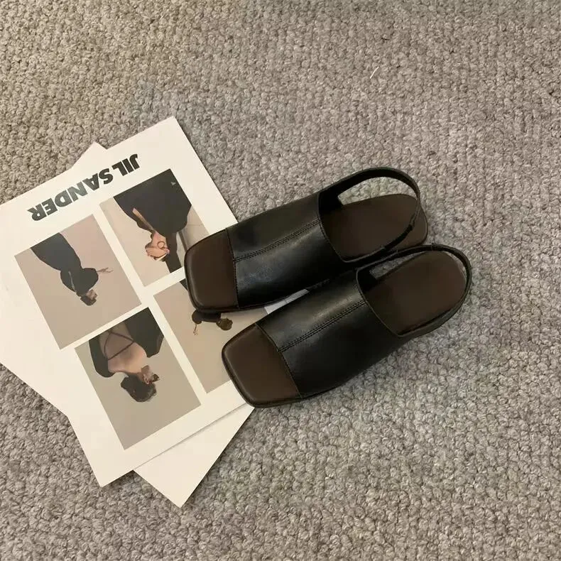 Open Toe Flats Sandals