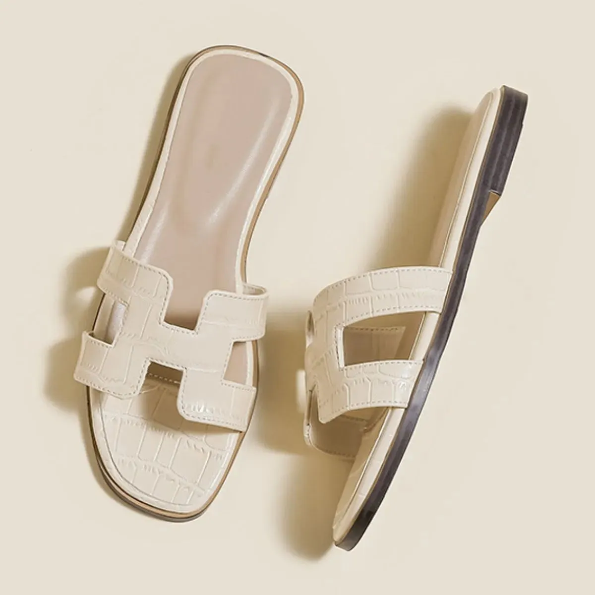 Open Toe Flats Sandals