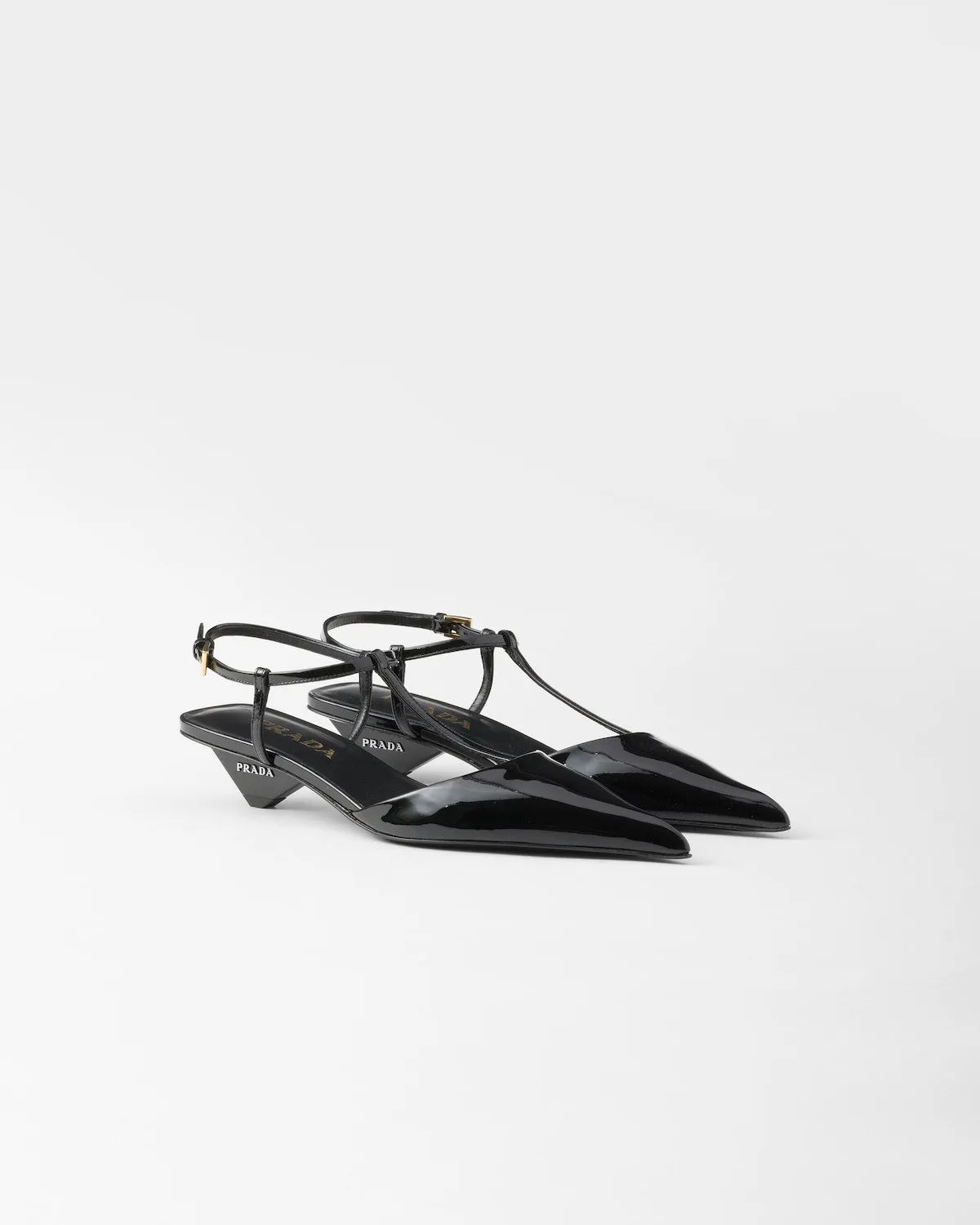 Patent Leather Slingback Pumps