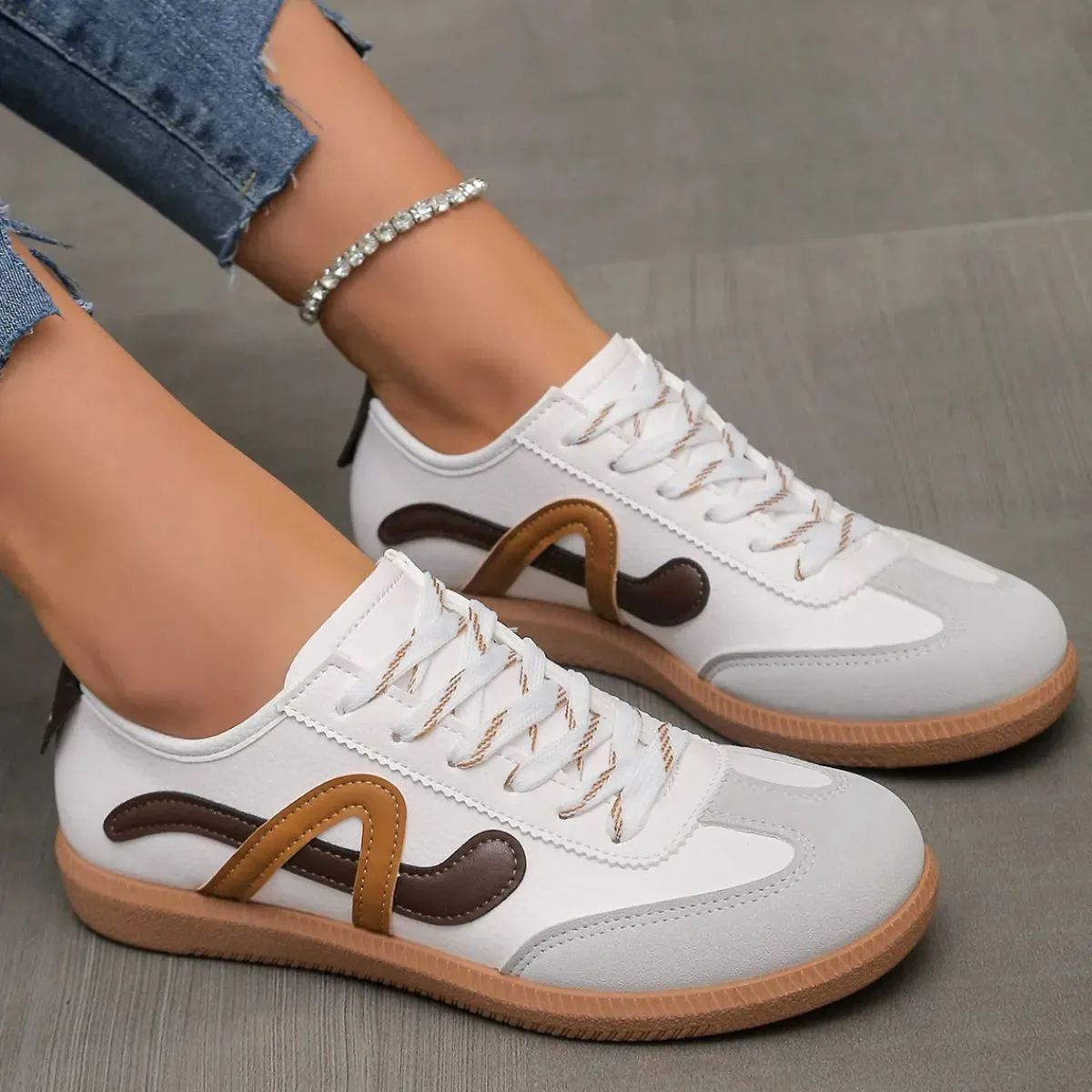 Round Toe Flats Sneakers
