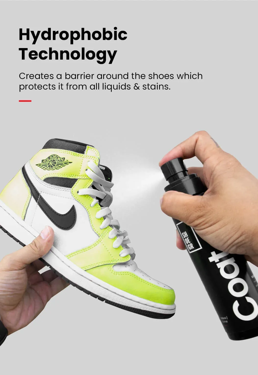 Shoegr - COAT- water & stain repellent
