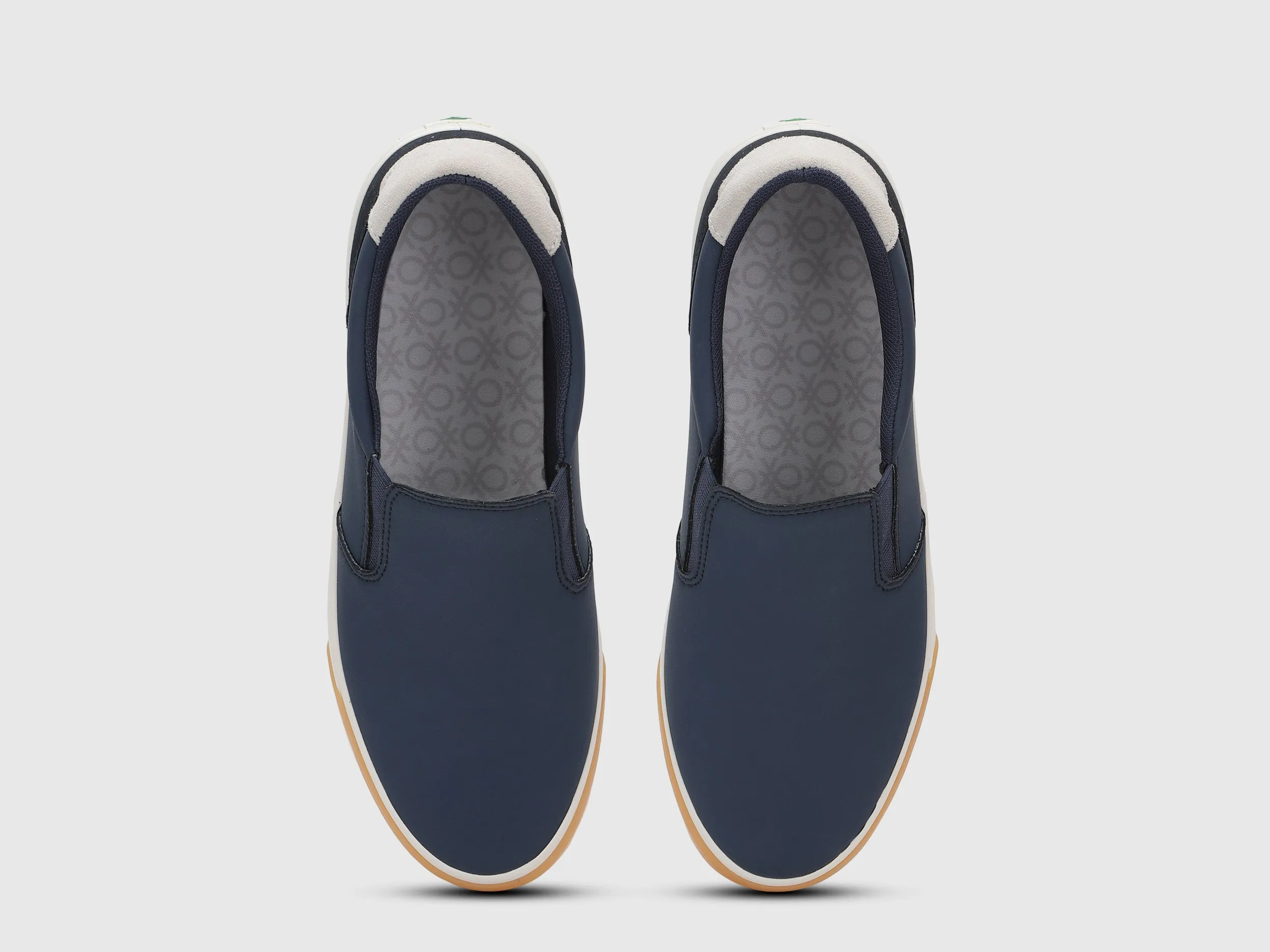 Solid Pattern Slip-On Shoes