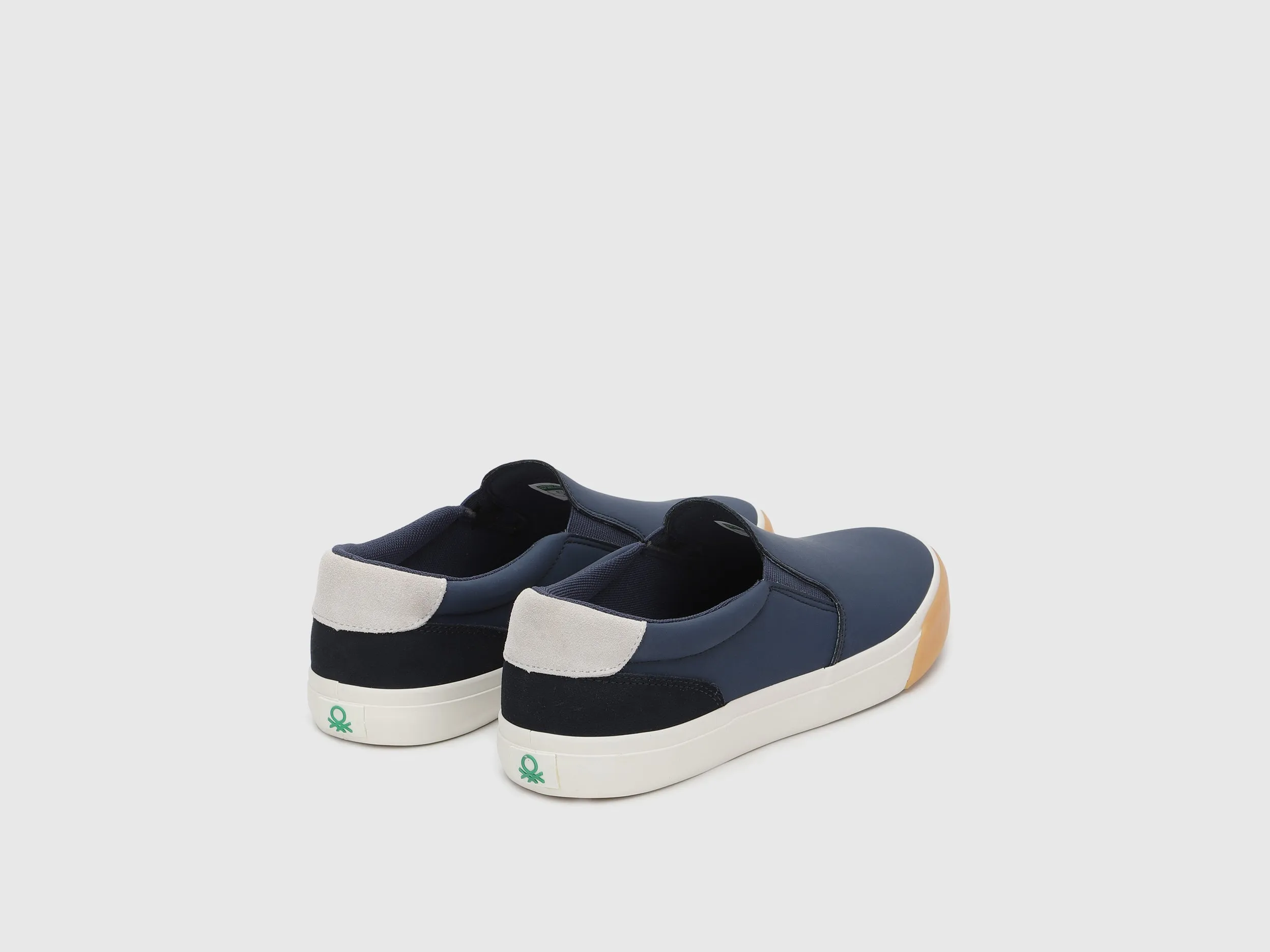 Solid Pattern Slip-On Shoes