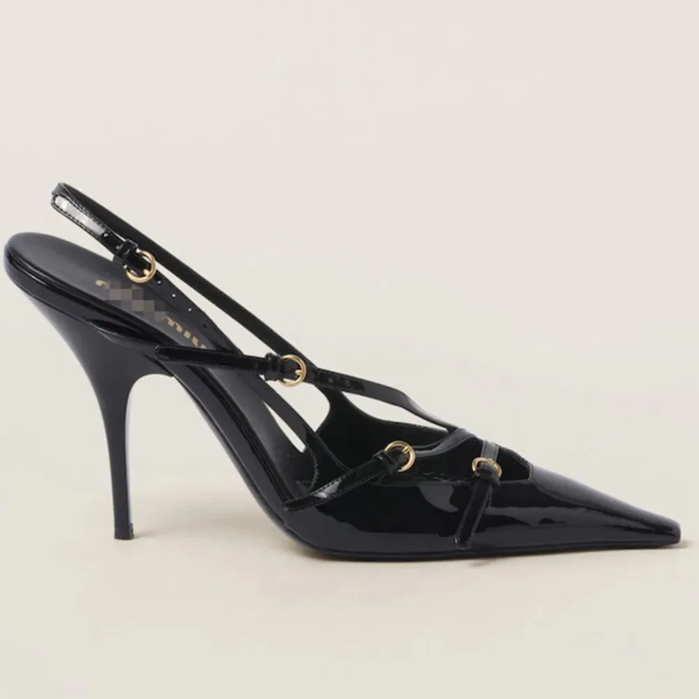Square Toe Stiletto Pumps