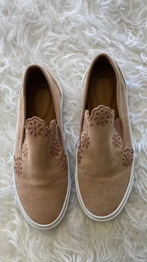 Suede Platform Slip On Sneaker
