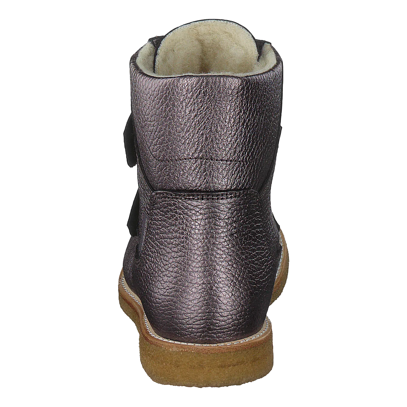 Tex-boot With Velcro Straps Mauvé Shine