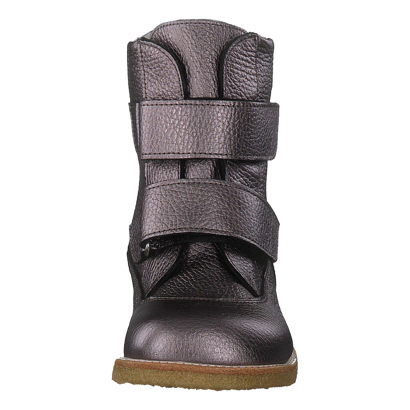 Tex-boot With Velcro Straps Mauvé Shine