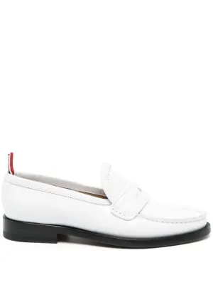 Thom Browne Varsity leather penny loafers