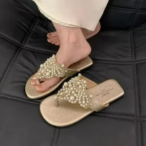 Toe Post Flats Sandals
