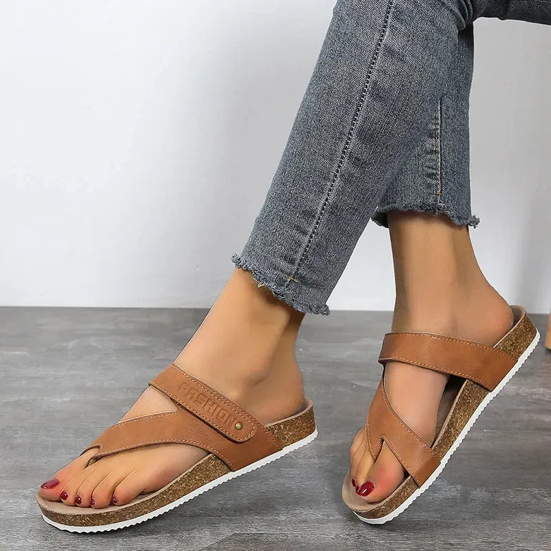 Toe Post Flats Sandals