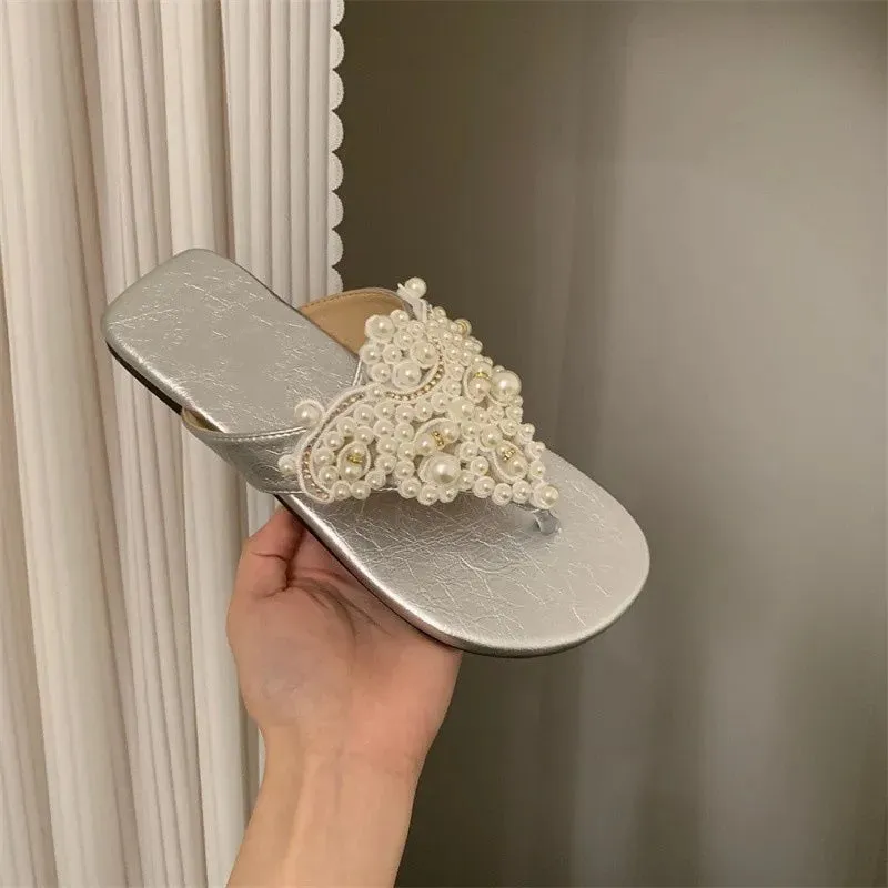 Toe Post Flats Sandals
