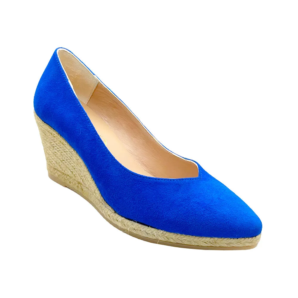 TULIO Cobalt Blue espadrilles