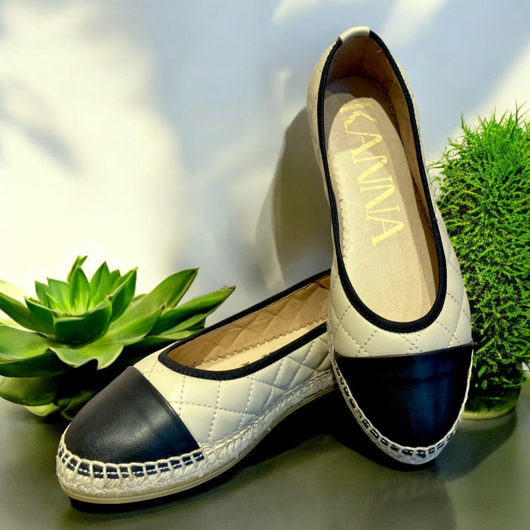 Two-Tone Espadrilles