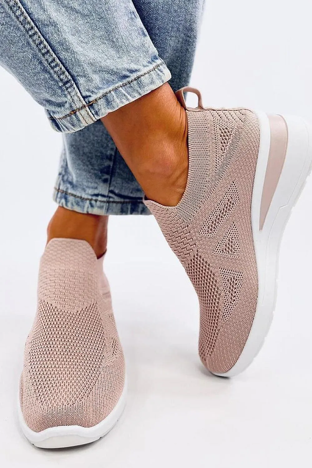 Wedge heel sneakers