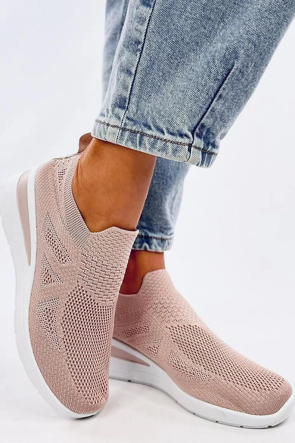 Wedge heel sneakers