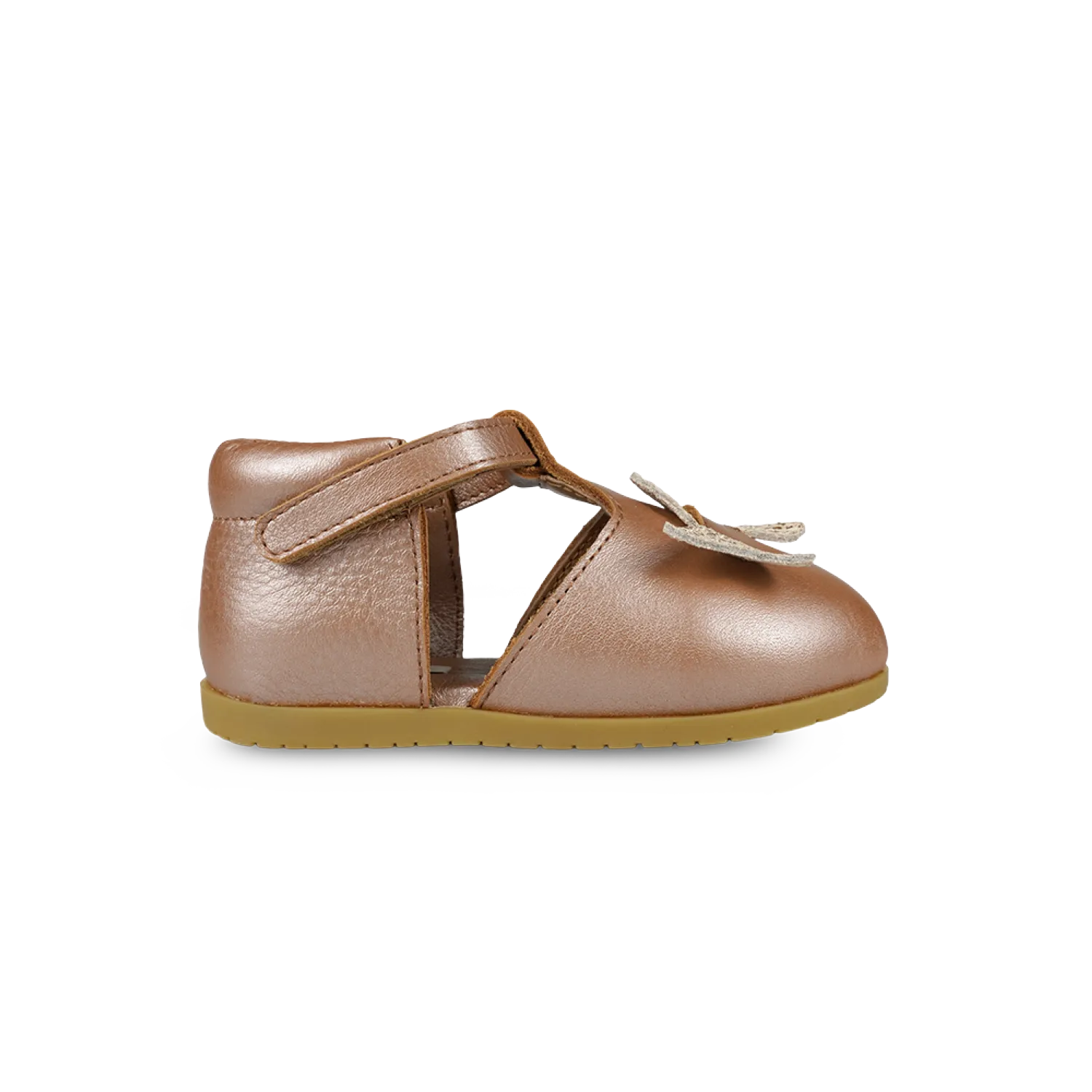 Zunu Shoes | Gold Fish | Clay Metallic Leather